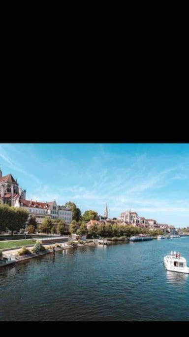 Bel Appart Au Bord De L'Eau Proche Gare Avec Wifi Auxerre Exteriér fotografie